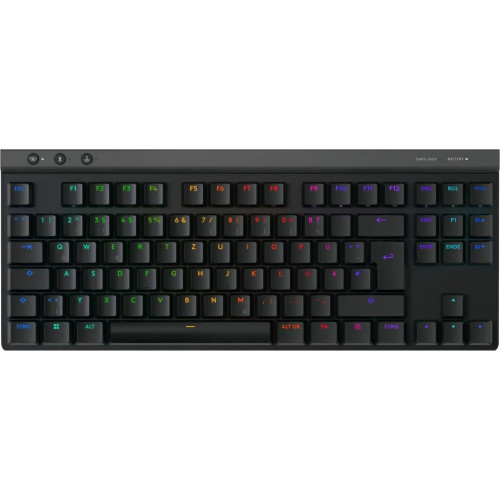 Безжична клавиатура Logitech G515 Lightspeed TKL, GL Tactile Switch, RGB, кирилизирана, Black (920-014074)