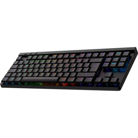 Безжична клавиатура Logitech G515 Lightspeed TKL, GL Tactile Switch, RGB, кирилизирана, Black (920-014074)