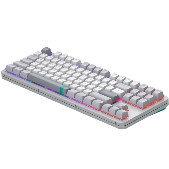 Клавиатура Dark Project ALU87 Daylight, White/Gray, RGB