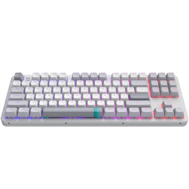 Клавиатура Dark Project ALU87 Daylight, White/Gray, RGB