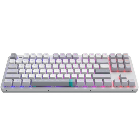 Клавиатура Dark Project ALU87 Daylight, White/Gray, RGB