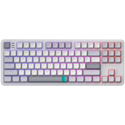 Клавиатура Dark Project ALU87 Daylight, White/Gray, RGB
