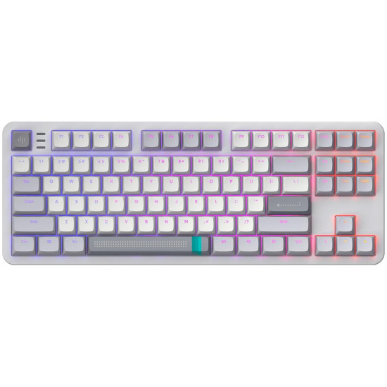 Клавиатура Dark Project ALU87 Daylight, White/Gray, RGB