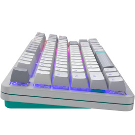 Клавиатура Dark Project ALU87 Daylight, White/Gray, RGB