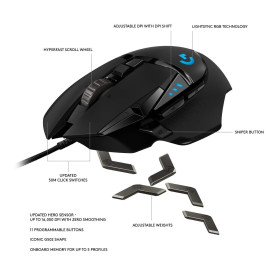 Мишка Logitech G502 HERO Proteus Spectrum RGB, Black