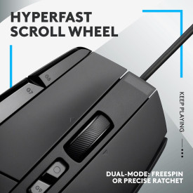 Мишка Logitech G502 X, Жична, USB, Black