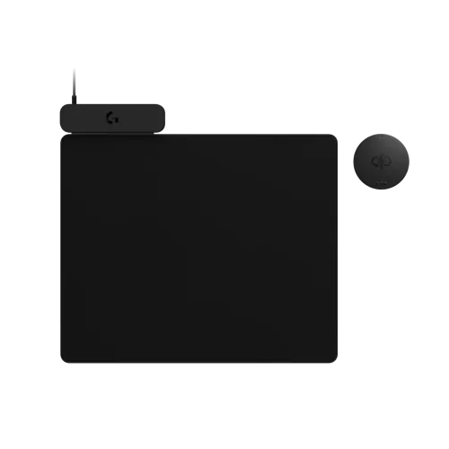 Подложка за мишка Logitech POWERPLAY 2, 344x284x3.5 mm, безжично зареждане, Black (947-000003)