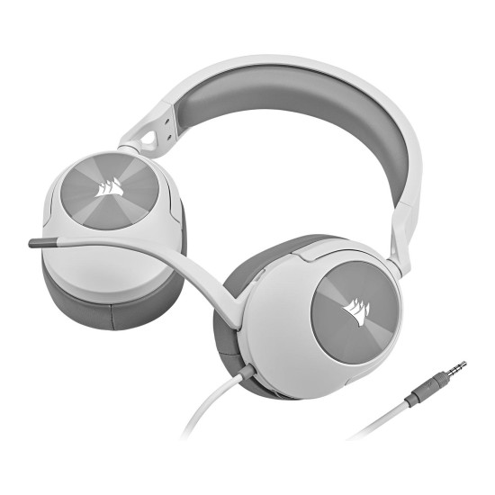 Слушалки CORSAIR HS55 Stereo, с микрофон, White (CA-9011261-EU)