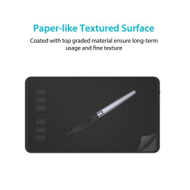 Графичен таблет HUION Inspiroy H640P, USB, Black