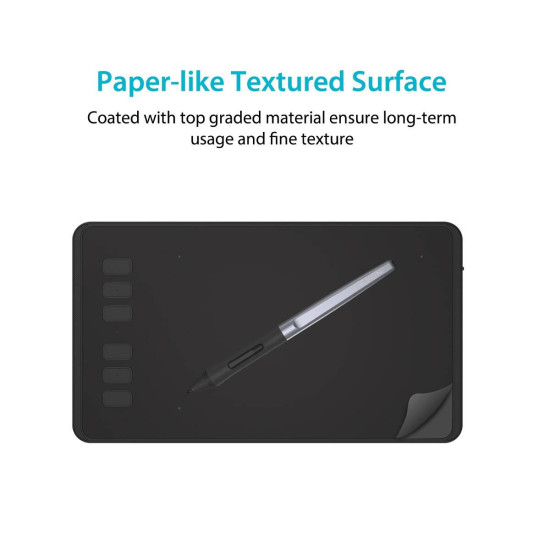 Графичен таблет HUION Inspiroy H640P, USB, Black