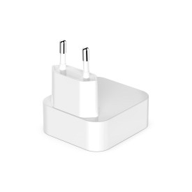 Зарядно HAMA 201955, GaN, 2 x USB-C, PD, 40 W, сгъващ се адаптер, бял
