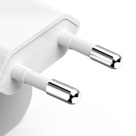 Зарядно HAMA 201955, GaN, 2 x USB-C, PD, 40 W, сгъващ се адаптер, бял