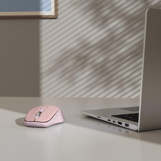 Безжична мишка HAMA WM-450, 2.4 GHz/Bluetooth, 7 бутона, Pink