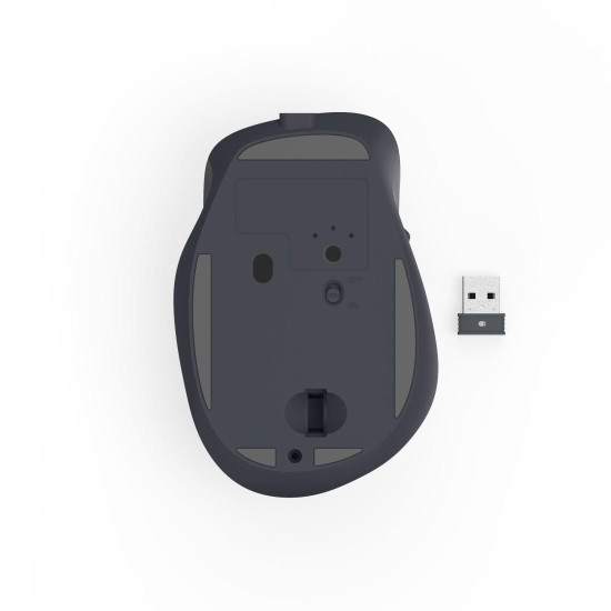 Безжична мишка HAMA WM-500 Recharge, 6 бутона, тиха, Black