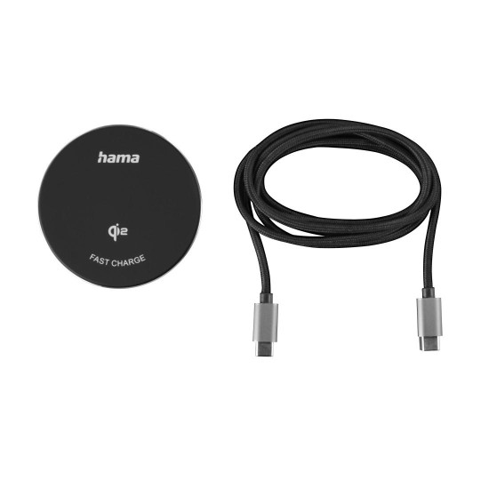 Безжично зарядно Hama Qi2, 15W