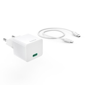 Зарядно HAMA 201675, USB-C кабел 1 м, PD, 20W, White