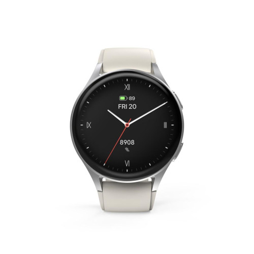 Смарт часовник HAMA 8900, GPS, AMOLED 1.32 инча, Alexa, Beige
