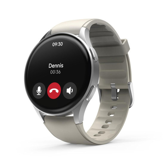 Смарт часовник HAMA 8900, GPS, AMOLED 1.32 инча, Alexa, Beige