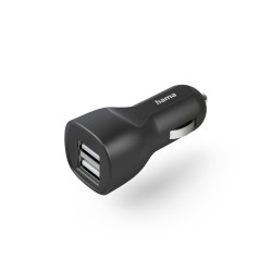 Зарядно за кола HAMA 201636, 2x USB-A, 12W