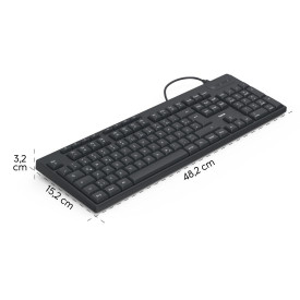Клавиатура HAMA CK-200, HAMA-173052, USB-C, Black