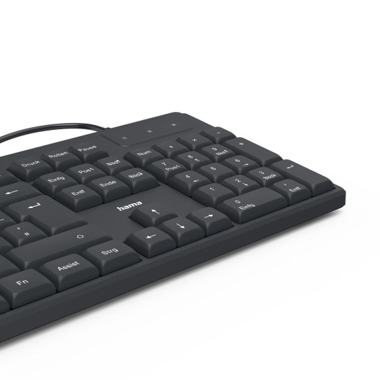 Клавиатура HAMA CK-200, HAMA-173052, USB-C, Black