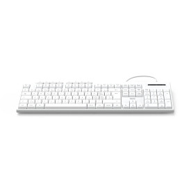 Клавиатура HAMA CK-200, HAMA-173053, USB-A/USB-C, White