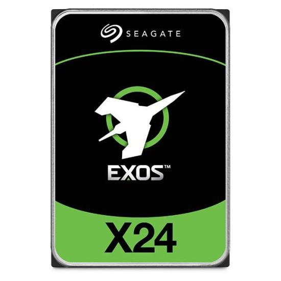 Вътрешен твърд диск Seagate Exos X24, 24TB, 512MB Cache, SATA3 6 Gb/s