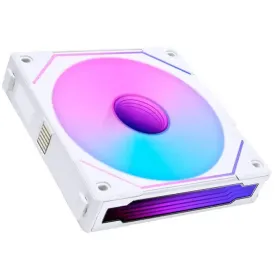 Комплект вентилатори Lian-Li UNI SL-INF 120 ARGB Reverse Blade PWM + Контролер - White