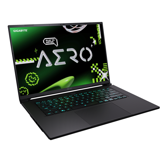 Лаптоп GIGABYTE AERO X16 WH93EEC64DH, 16.0 инча,  IPS, WQXGA 2560x1600, 165Hz, AMD Ryzen Al 7 350, 2x16GB(32GB) DDR5, 1TB SSD, RTX 5070, Win 11 Home, Сив