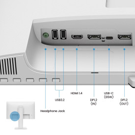 Монитор BenQ GW2486TC, 23.8 инча, IPS, FHD 1920x1080, 100Hz, 5 ms, HDMI/DP
