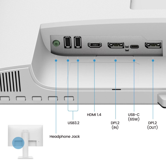 Монитор BenQ GW2486TC, 23.8 инча, IPS, FHD 1920x1080, 100Hz, 5 ms, HDMI/DP