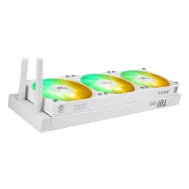 Водно охлаждане ASUS TUF Gaming LC III 360 ARGB LCD, 360mm, 2.8 инча IPS, White (90RC01A2-B0EAY0)