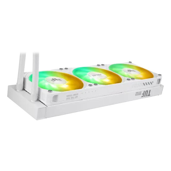 Водно охлаждане ASUS TUF Gaming LC III 360 ARGB LCD, 360mm, 2.8 инча IPS, White (90RC01A2-B0EAY0)