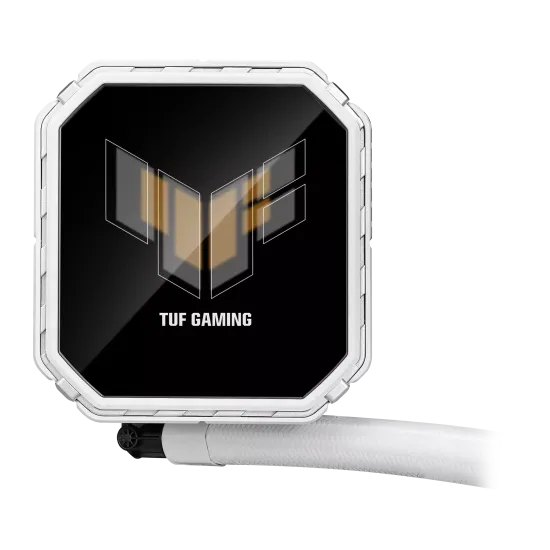 Водно охлаждане ASUS TUF Gaming LC III 360 ARGB LCD, 360mm, 2.8 инча IPS, White (90RC01A2-B0EAY0)