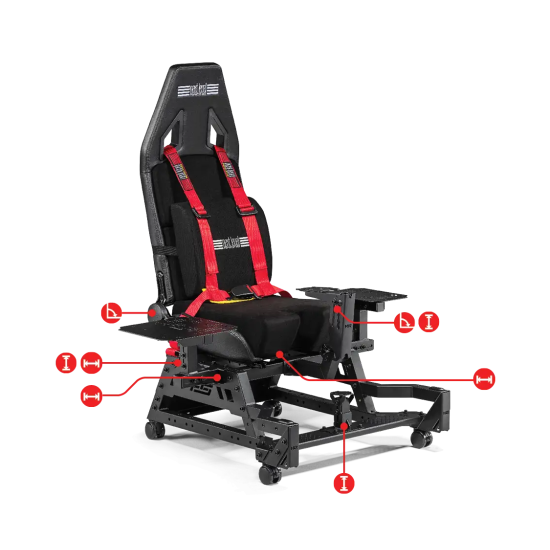 Седалка за авиосимулатор Next Level Racing Flight Seat Pro