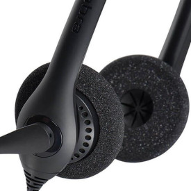 Слушалки Jabra Biz 1500 Duo, с микрофон, USB-A, Black (1559-0159)
