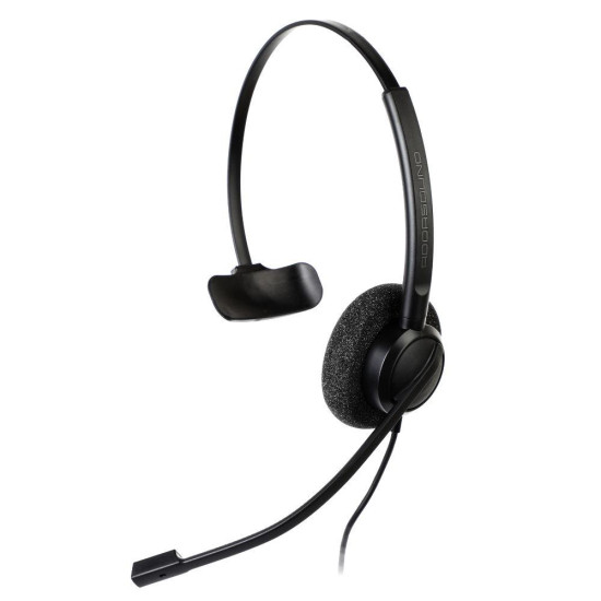Слушалки Addasound Crystal 2731 Mono, USB, Mic, Black