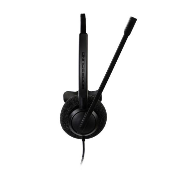 Слушалки Addasound Crystal 2731 Mono, USB, Mic, Black