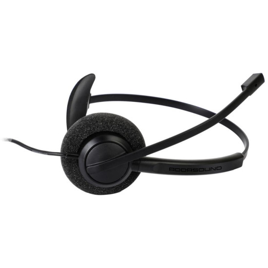 Слушалки Addasound Crystal 2731 Mono, USB, Mic, Black