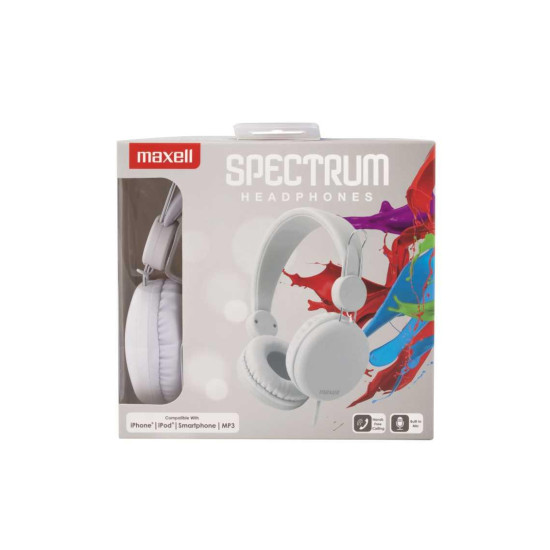 Слушалки MAXELL HP Spectrum, White