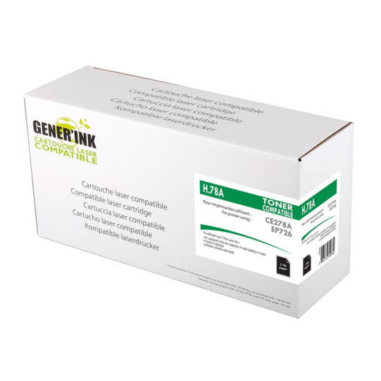 Съвместима тонер касета GENERINK HP CE278A, Black