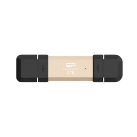 Външен SSD диск Silicon Power DS72 2TB, USB 3.2, Gold
