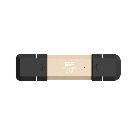 Външен SSD диск Silicon Power DS72 2TB, USB 3.2, Gold