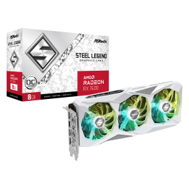 Видеокарта ASROCK RX 7600 Steel Legend OC 8GB GDDR6