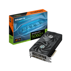 Видеокарта GIGABYTE RTX 5060 TI EAGLE OC, 16GB, GDDR7, 128-bit, 650W, DLSS 4.0, 1 x HDMI 2.1, 3 x DisplayPort 2.1