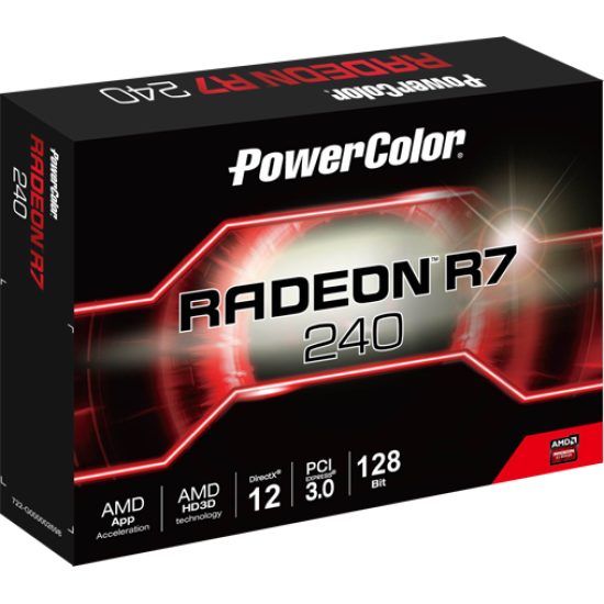 Видеокарта PowerColor AMD Radeon R7 240 4GB 128BIT GDDR5