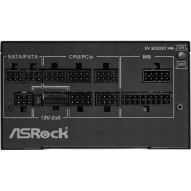 Захранване ASRock Phantom Gaming, 1000W, 80+ Gold, PCIe 5.1, ASR-PS-PG-1000W