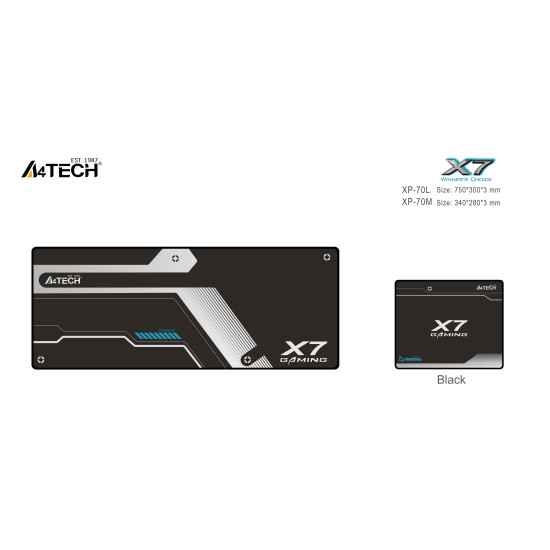 Подложка за мишка A4Tech X7 XP-70L, Black