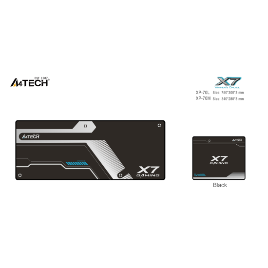 Подложка за мишка A4Tech X7 XP-70L, Black