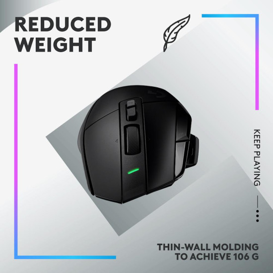 Безжична мишка Logitech G502 X Lightspeed, Black